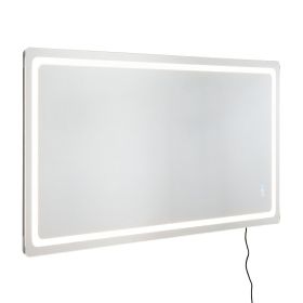 VEVOR LED Bathroom Mirror, 36" x 72" LED Bathroom Vanity Mirror with Frontlit and Backlit, Anti-Fog Memory Mirror with Lights VEVOR LED Bathroom Mirror, 36" x 72" LED Bathroom Vanity Mirror with Frontlit and Backlit, Anti-Fog Memory Mirror with Lights